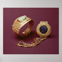 Two bracelets, from the Tomb of Tutankhamun Posters