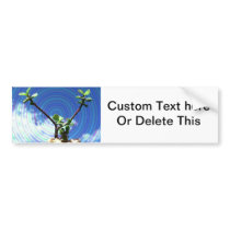 Two branches plant with spiral.jpg bumper sticker