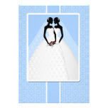 Two Brides In Bridal Gowns Wedding Personalized Invite