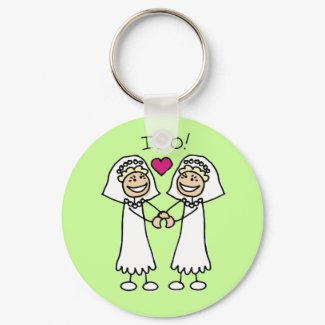 Two Brides keychain