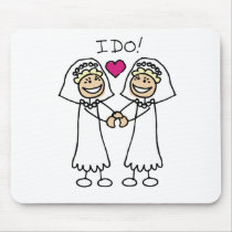 Two Brides mousepads