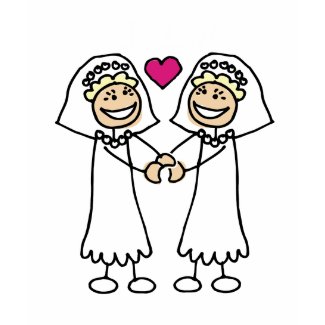 Two Brides T-shirt shirt