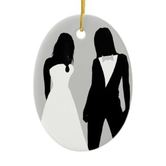 Two Brides Wedding Ornament