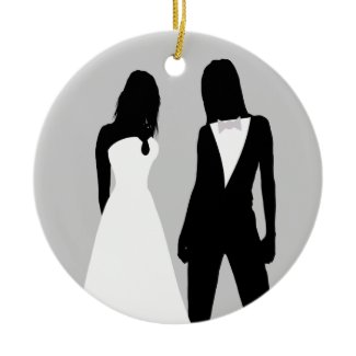 Two Brides Wedding Ornament