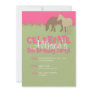 Two Brown Horses Girl's Birthday Party Invitation