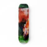 Two Brown Horses Skateboard