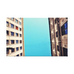 Two buildings canvas print