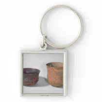 Two campaniform vases keychain