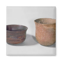 Two campaniform vases fridge magnets