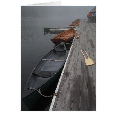 Two Canoes Greeting Card by TwoBugoos
