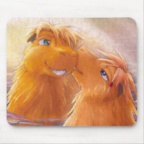 Two Capybaras Mouse Pad