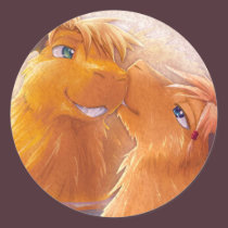 Two Capybaras stickers