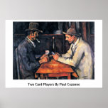 Two Card Players By Paul Cezanne Print