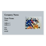 Two Carousel Horses Closeup Business Cards