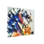 Two Carousel Horses Closeup Canvas Prints