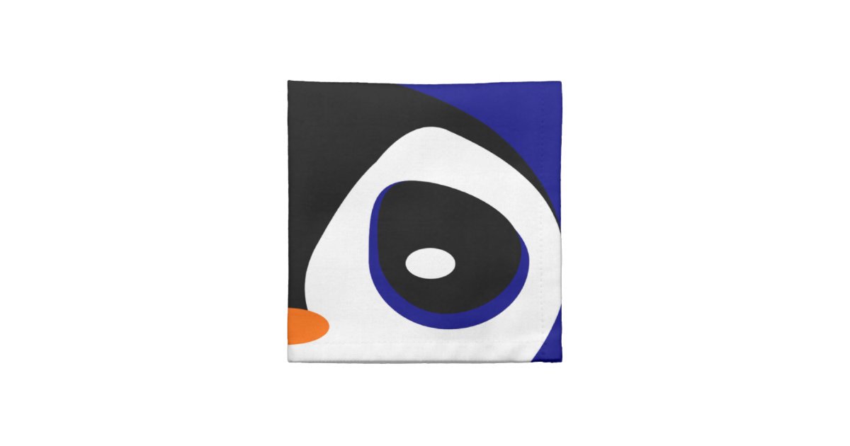 two cartoon penguins playing peek a boo napkin zazzle two cartoon penguins playing peek a boo napkin zazzle