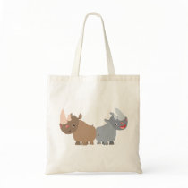 Two Cartoon Rhinos Bag by Lioness_Graphics Two Cartoon Rhinos Bag
