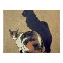 Two Cats, 1894 Post Cards