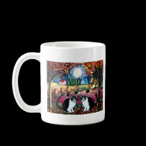 Two Cats And The Moon mugs