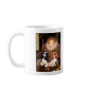 Two Cavaliers / Queen mugs