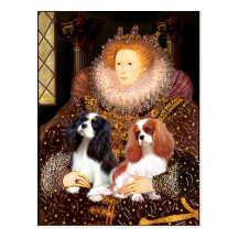 Two Cavaliers / Queen Postcards