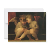 Two Cherubs Reading by Rosso Fiorentino Announcements