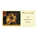 Two Cherubs Reading by Rosso Fiorentino Personalized Photo Card