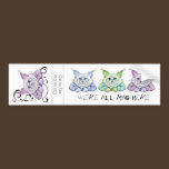 TWO Cheshire Cat Bumper Stickers bumper stickers
