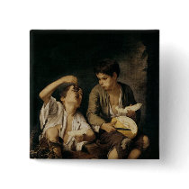 Two Children Eating a Melon and Grapes, 1645-46 Pins