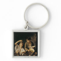 Two Children Eating a Melon and Grapes, 1645-46 Key Chain
