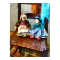 Two Colonial Rag Dolls posters