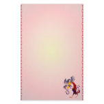 Two Colorful Fighting Roosters stationary Customized Stationery