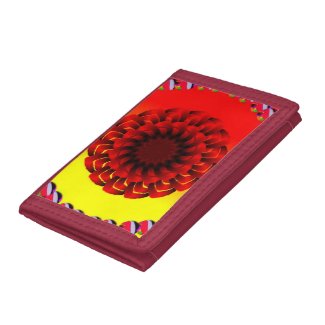Two Colour Flower Wallet