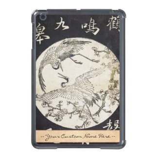 Two cranes and plum branch Katsukawa SHunsho iPad Mini Covers
