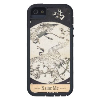 Two cranes and plum branch Katsukawa SHunsho iPhone 5 Cover