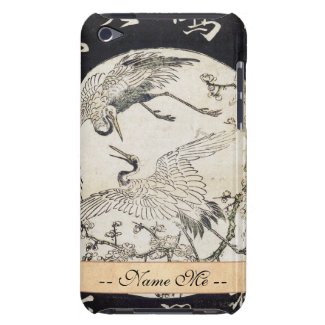 Two cranes and plum branch Katsukawa SHunsho iPod Case-Mate Case