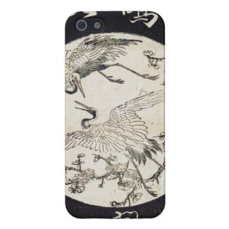 Two cranes and plum branch Katsukawa SHunsho iPhone 5 Cases