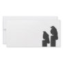 Two crows on posts personalized photo card