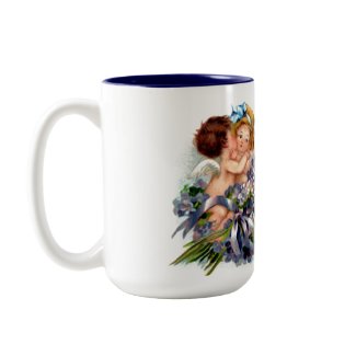 Two Cupid and Poem Mug mug