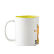 Two Cute Cartoon Camels Mug