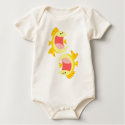 Two Cute Cartoon Fish Baby Apparel t-shirts