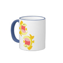 Two Cute Cartoon Fish Mug