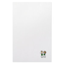 Two Cute Little Brides Stationery Design