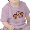 Two cute Monkeys t-shirts by Cheesyb Two cute Monkeys t-shirts