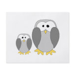 Two Cute Penguins. Cartoon. flyers