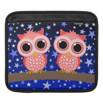 two cute pink owls ipad sleeves
