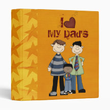 two dads scrapbook/ photo album 3 ring binder