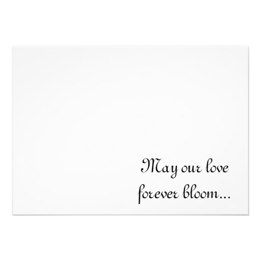 Two Daisies Wedding Invitation