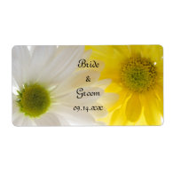 Two Daisies Wedding Labels