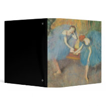 Two Dancers at Rest or, Dancers in Blue, c.1898 3 Ring Binders